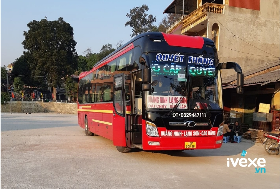 Nhà xe Quyết Thắng (Cao Bằng) chuyên phục vụ hành khách tuyến Quảng Ninh đi Cao Bằng