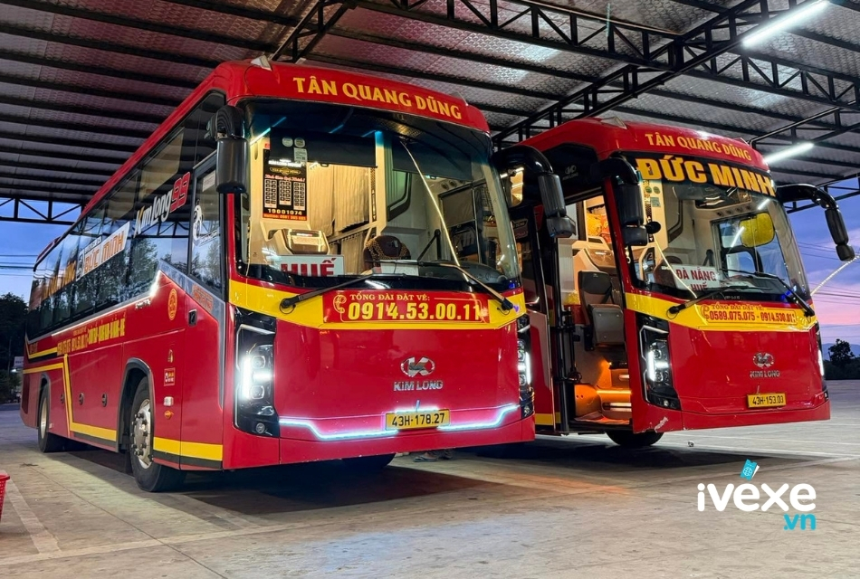 Nhà xe Tân Quang Dũng (Mến Thương) Chuyên vận chuyển hành khách từ Quảng Trị đi Thừa Thiên Huế