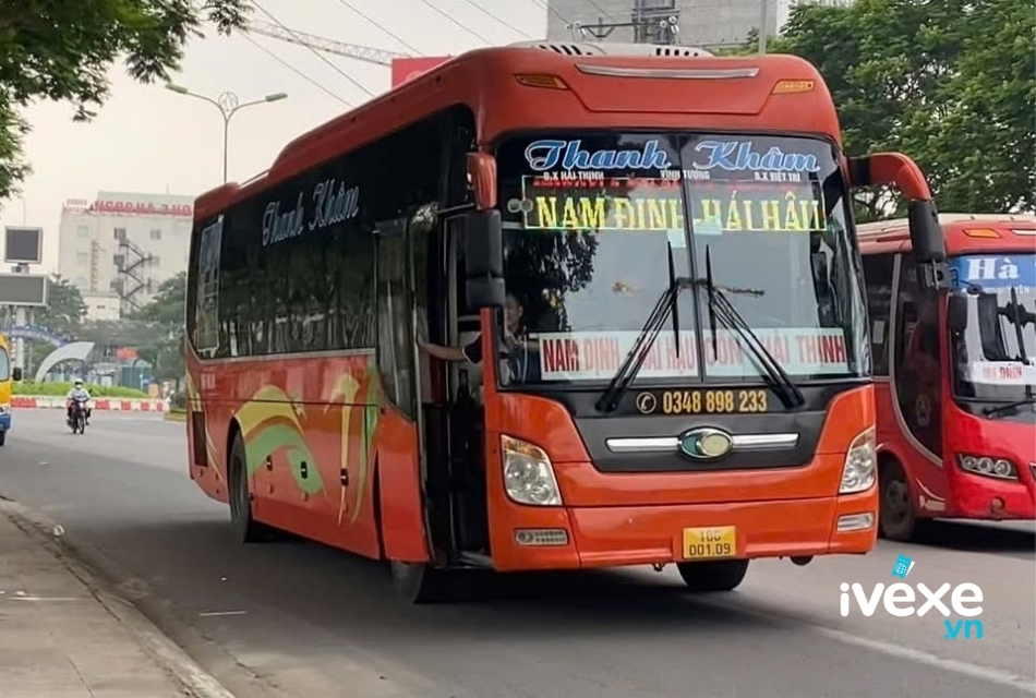 Nhà xe Thanh Khâm chuyên phục vụ hành khách từ Nam Định đi Phú Thọ