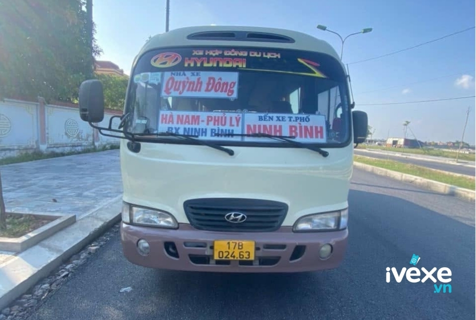 Nhà xe Quỳnh Đông chuyên vận chuyển hành khách từ Thái Bình đi Ninh Bình