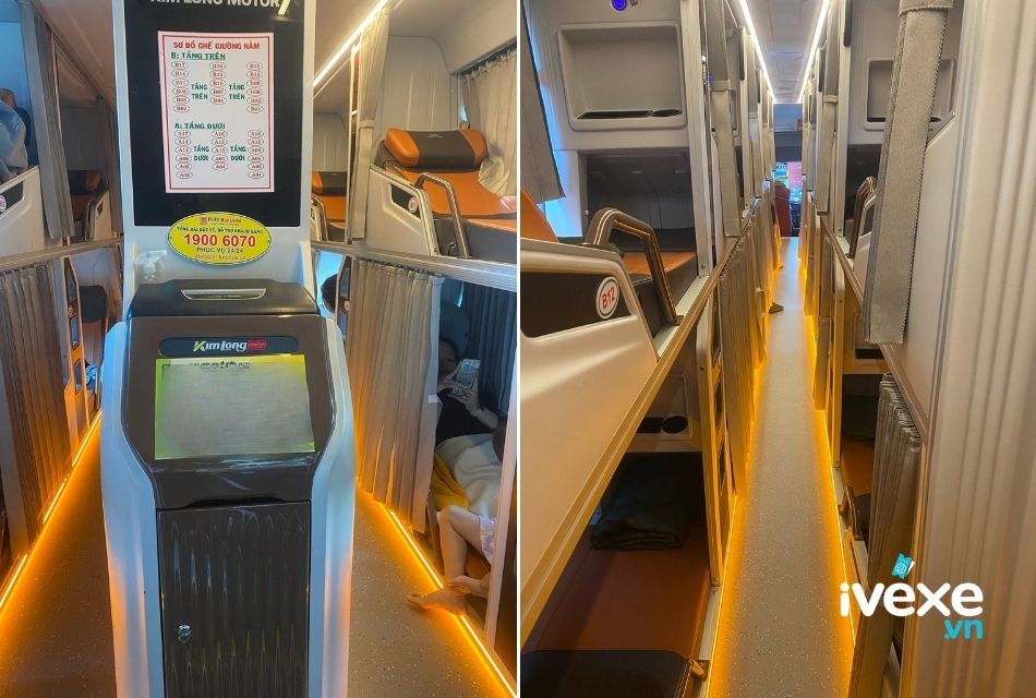Tiện ích dòng xe Limousine 34 chỗ của xe Phương Trang