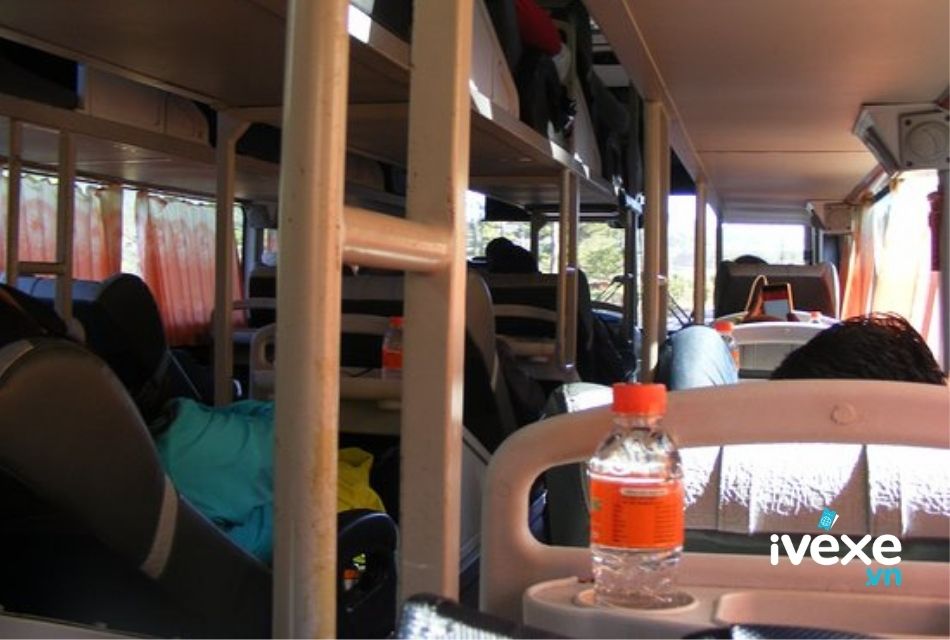 Nội thất xe giường nằm của nhà xe Phương Trang