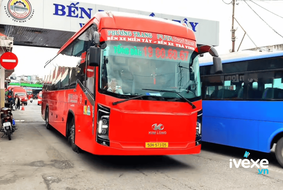 Nhà xe Phương Trang Bến xe Miền Tây đi Càng Long Trà Vinh