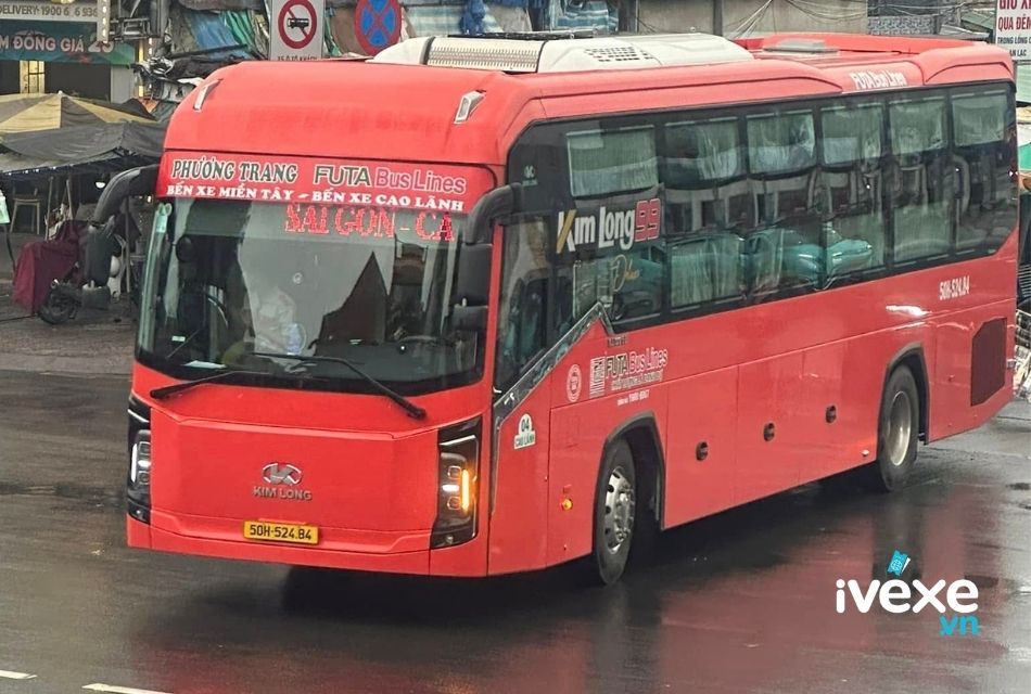 Nhà xe Phương Trang tuyến Đồng Tháp đi Bến xe Miền Tây