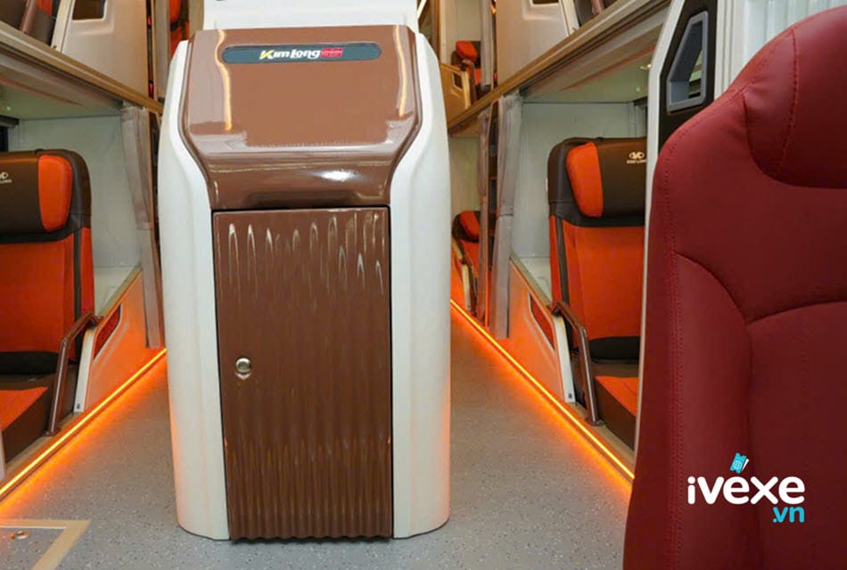 Nội thất xe Limousine 34 phòng của nhà xe Phương Trang Bình Định