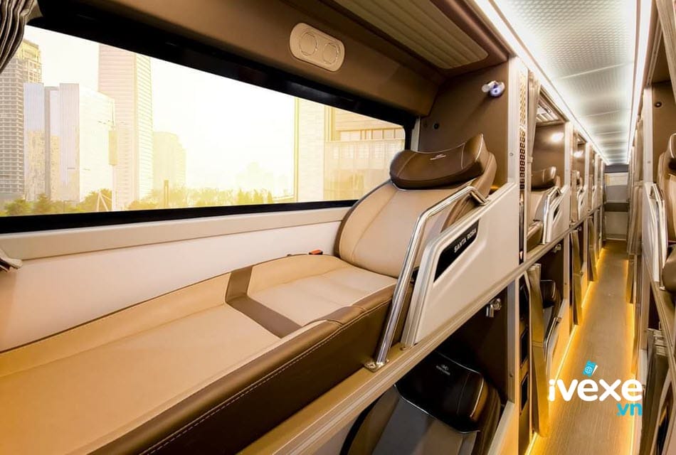 Thiết kế xe Limousine 34 phòng sang trọng của xe khách Phương Trang Lấp Vò Đồng Tháp