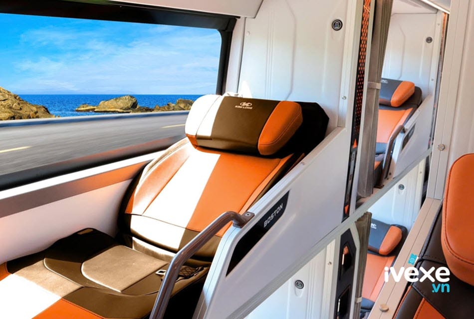 Tiện nghi xe giường nằm Limousine Phương Trang đi Đức Phổ từ Sông Cầu