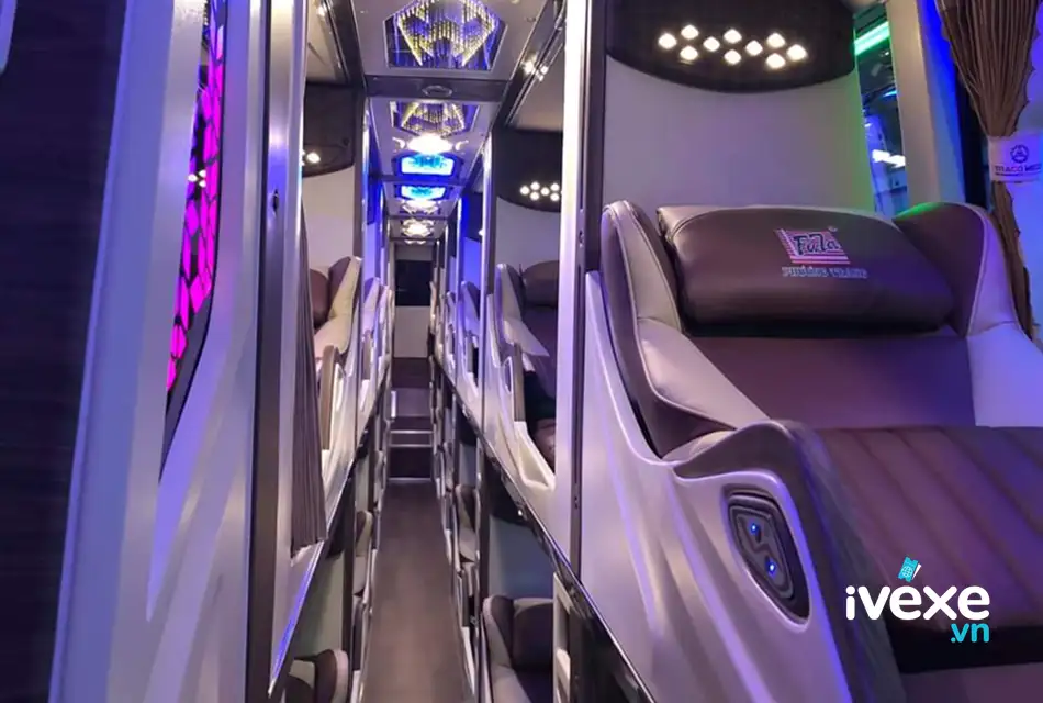 Tiện nghi xe Limousine 34 phòng của xe khách Phương Trang Quảng Ngãi