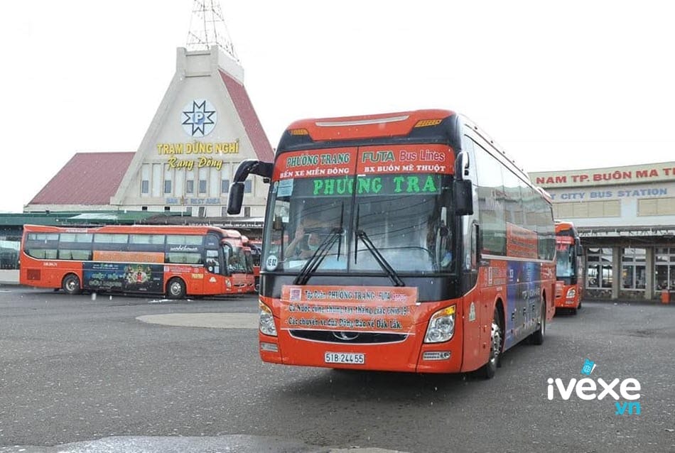 Đặt vé xe Phương Trang Quận 12 – Hồ Chí Minh đi Buôn Ma Thuột – Đắk Lắk: Hotline, giờ xe chạy, điểm đón trả