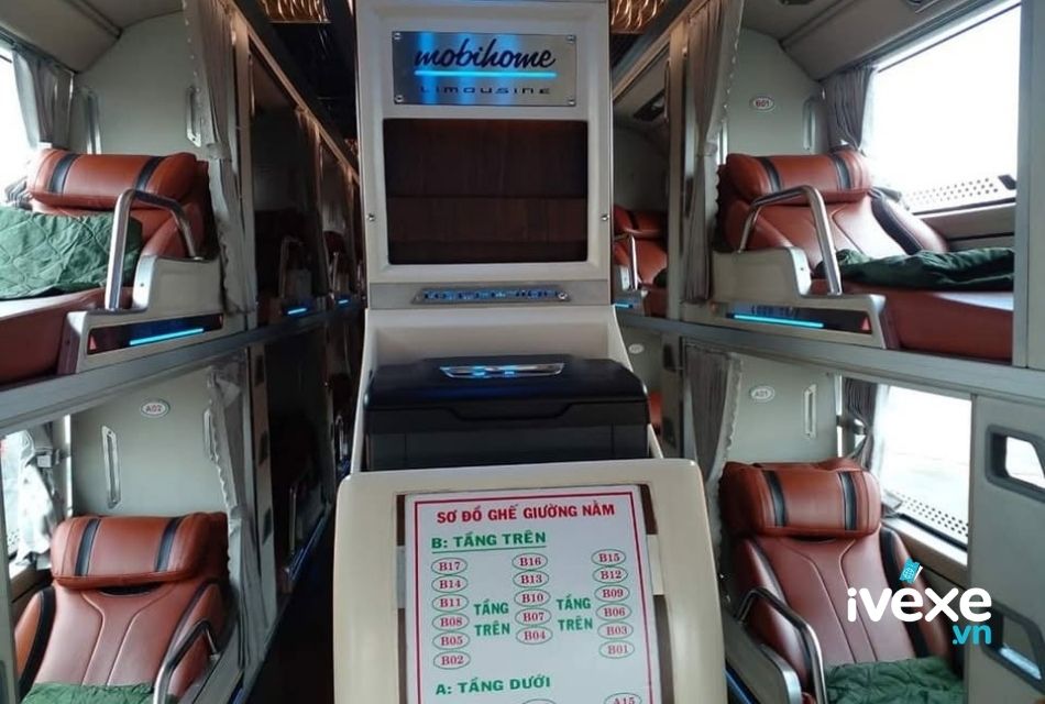 Dòng xe Limousine 34 giường của nhà xe Phương Trang