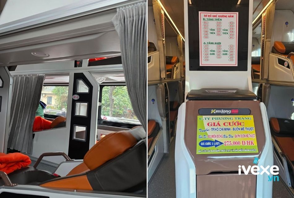 Xe khách Limousine 34 chỗ cao cấp của nhà xe Phương Trang