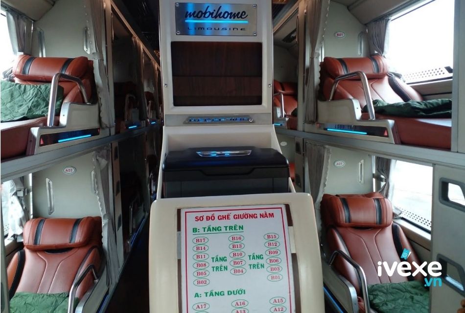 Xe giường nằm 34 chỗ Limousine của nhà xe Phương Trang