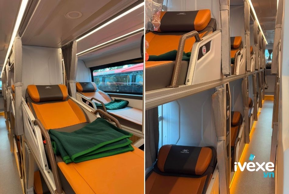 Dòng xe Limousine 34 giường nằm của nhà xe Phương Trang