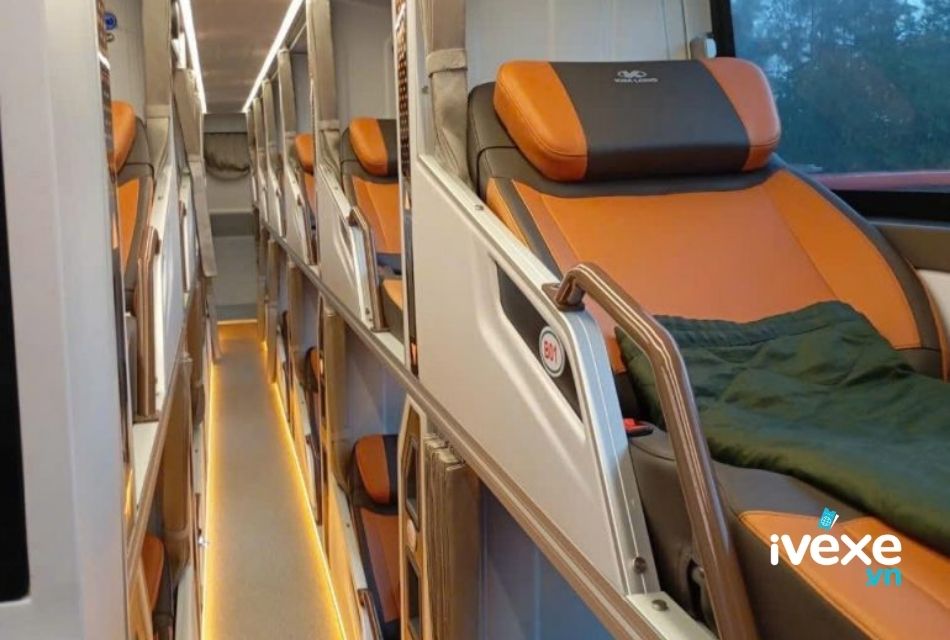 Nội thất xe Phương Trang 34 giường nằm Limousine