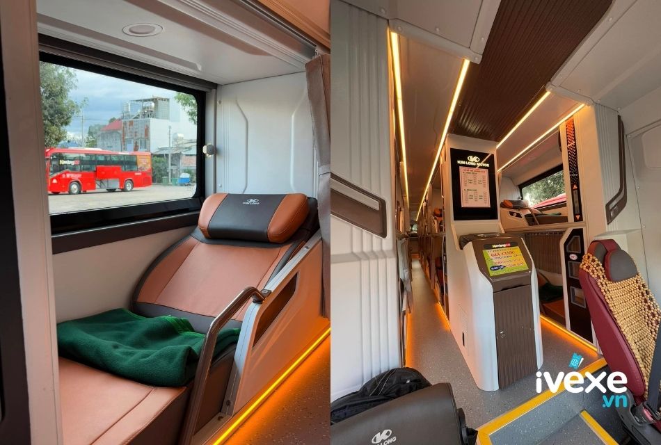 Dòng xe Limousine 34 giường nằm hiện đại của nhà xe Phương Trang