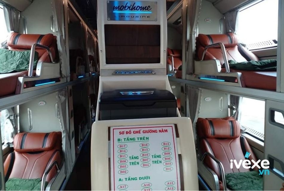Dòng xe Limousine 34 giường nằm chất lượng của nhà xe Phương Trang