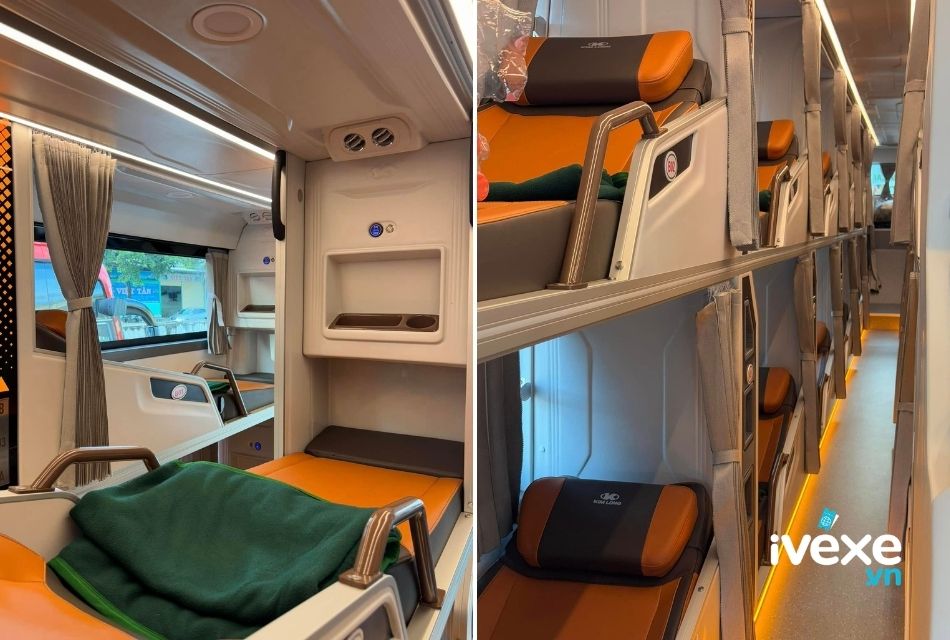 Tiện nghi xe Phương Trang Limousine 34 giường chất lượng cao