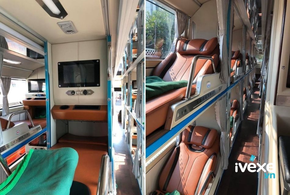 Nội thất xe Limousine 34 chỗ của nhà xe Phương Trang