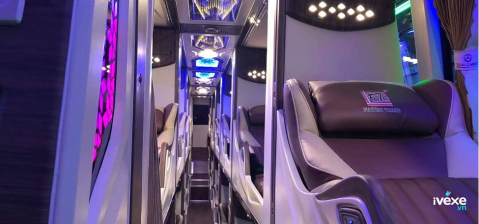 Nội thất xe Limousine 34 phòng của Phương Trang